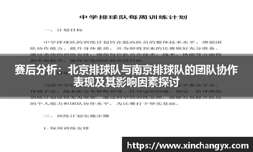 赛后分析：北京排球队与南京排球队的团队协作表现及其影响因素探讨